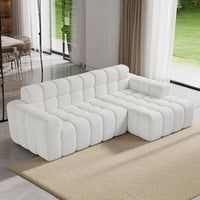 Komprimiertes modernes Ecksofa 3-Sitzer 250x150x85cm