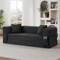 Komprimiertes modernes Cord-Sofa