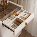 Eleganter Schminktisch mit klappbarem Spiegel + Hocker inklusive
