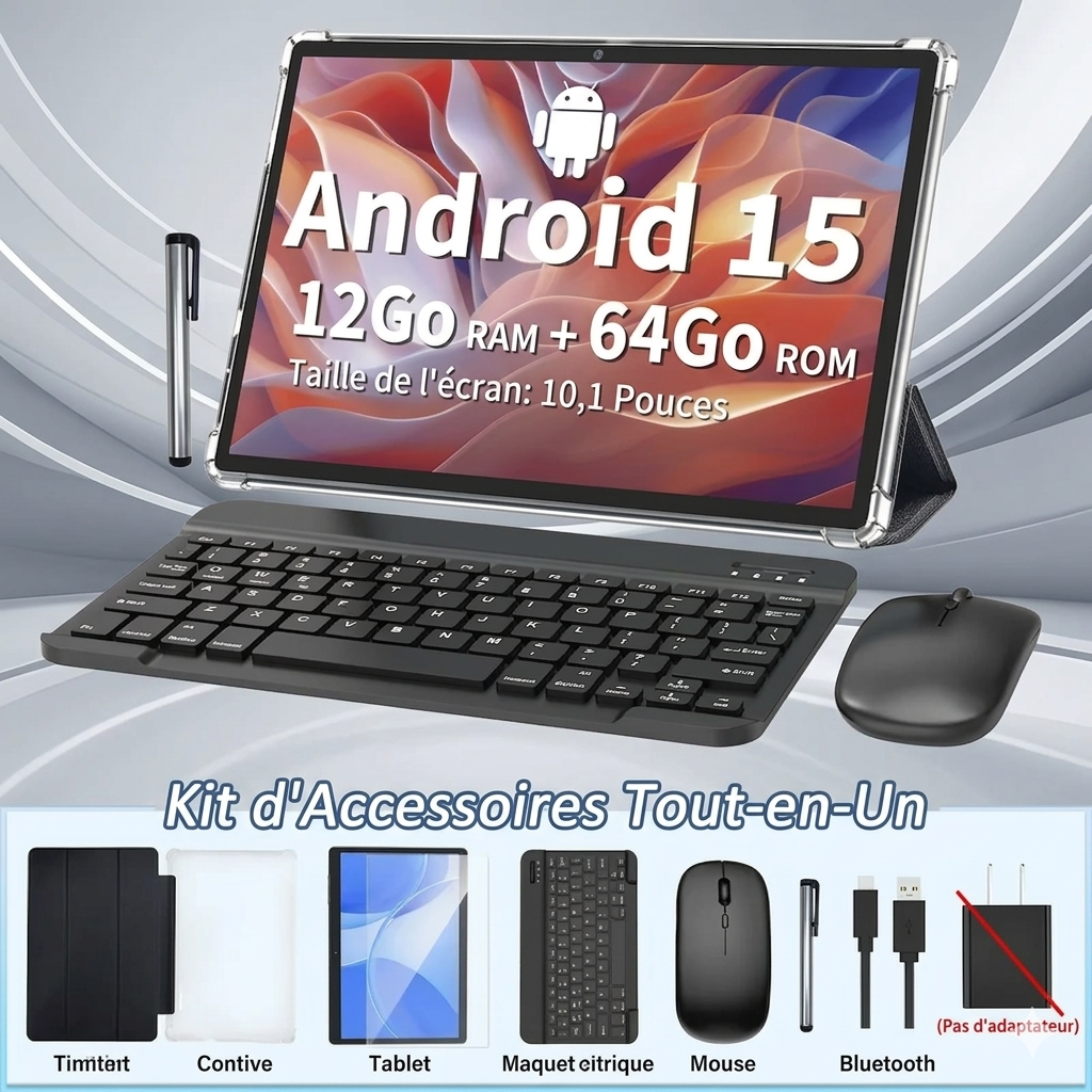 Android Gaming-Tablet 11 Zoll mit Tastatur, Stift & Maus